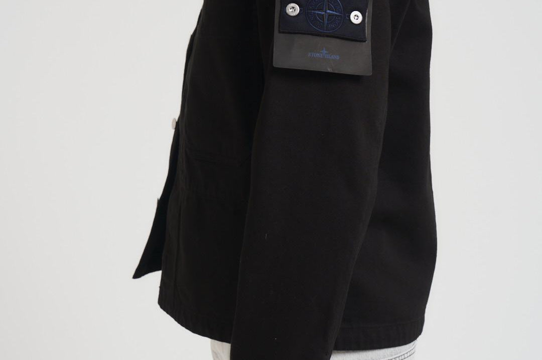 Giacca uomo in stile camicia nera Q100027S00J5 V0029 STONE ISLAND 