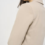 Blazer donna monopetto sabbia D420220 PANTY25003 P.a.r.o.s.h. 