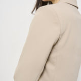 Blazer donna monopetto sabbia D420220 PANTY25003 P.a.r.o.s.h. 