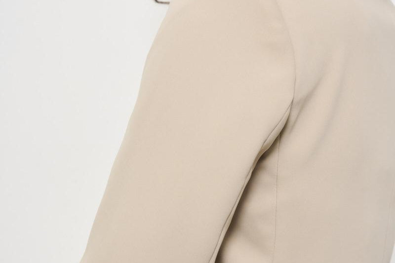 Blazer donna monopetto sabbia D420220 PANTY25003 P.a.r.o.s.h. 