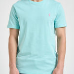T-shirt uomo girocollo acquamarina 710671438 506 RALPH LAUREN 