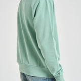 Felpa uomo girocollo verde acqua 710916689 012 RALPH LAUREN 