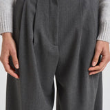 Pantalone sartoriale in lana donna GEM11S37 GRIGIO NINE IN THE MORNING 