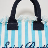 Borsa donna Colette a righe celeste COLETTE 03755H MC2 SAINT BARTH 