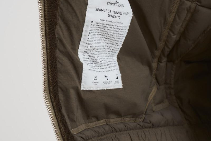 Piumino uomo Tunnel Down verde militare 4100040 S0028V0054 STONE ISLAND 