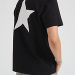 T-shirt uomo con stampa nera GMP01220 P00087980203 GOLDEN GOOSE 