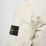 Camicia uomo panna con zip 1200032 S00WNV0195 STONE ISLAND 