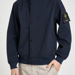 Giacca uomo con cappuccio blu 4100118 S0A22V0020 STONE ISLAND 