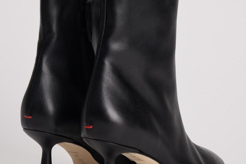 Stivali punta tonda in pelle KLND65ST BLACK AEYDE 