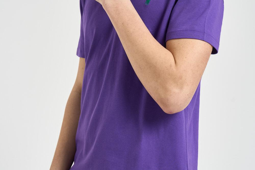 T-shirt uomo girocollo viola 710671438 509 RALPH LAUREN 