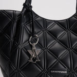 Borsa donna matelassé nera EW001009 AF17630UC001 EMPORIO ARMANI 