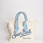 Borsa donna Vanity panna e celeste VANITY 09243L MC2 SAINT BARTH 