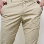 Pantalone Gaubert uomo beige UP235 GSE046U010 DONDUP 
