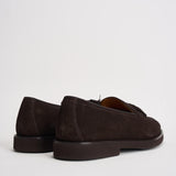 Mocassino uomo in suede marrone con nappine 3420 VISONEM23 DOUCAL'S 