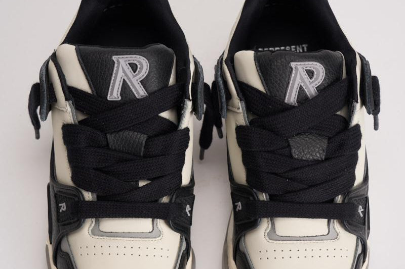 Sneakers uomo Studio nera e bianca MLM9754 BLACKWHITE REPRESENT 