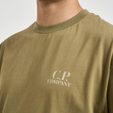 T-shirt uomo girocollo verde oliva TS086A 644 C.P. COMPANY 