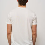 T-shirt uomo girocollo bianca AU1330C 1003 ALPHA STUDIO 