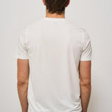 T-shirt uomo girocollo bianca AU1330C 1003 ALPHA STUDIO 