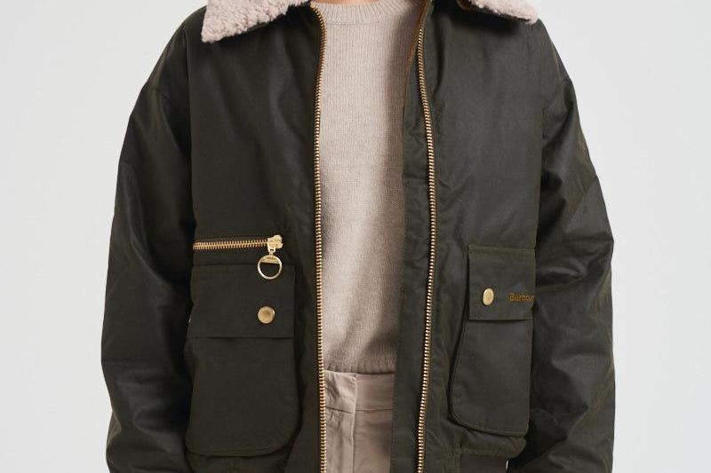 Giubbotto donna Green Maxine cerato verde oliva LWX1488 OL99 BARBOUR 