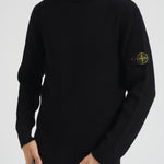 Dolcevita uomo a costine nera 5100052 S00C2V0029 STONE ISLAND 