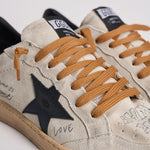 Sneakers ballstar uomo in suede GMF00117 F00757860336 GOLDEN GOOSE 