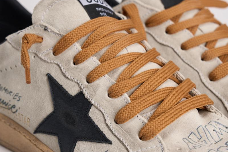 Sneakers ballstar uomo in suede GMF00117 F00757860336 GOLDEN GOOSE 