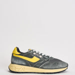 Sneakers uomo Reelwind grigia e gialla WWLM GQ06 AUTRY 