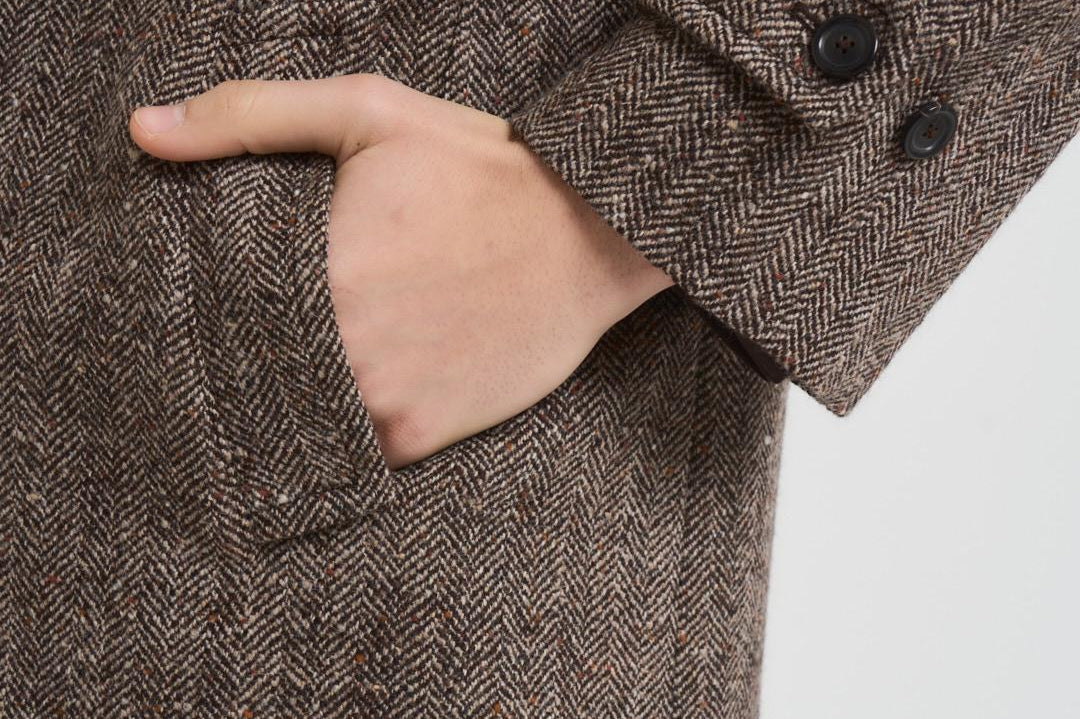 Cappotto uomo raglan tortora CN5115 CORTECCIA CIRCOLO 1901 