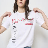 T-shirt donna bianca MA036 270 ELISABETTA FRANCHI 