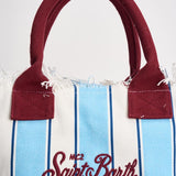 Borsa donna Vanity a righe celeste e bianca VANITY 00938L MC2 SAINT BARTH 