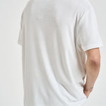 T-shirt uomo girocollo in spugna bianca 710A12492 003 RALPH LAUREN 