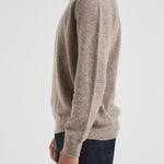 Maglia uomo girocollo tortora MKN1575 ST51 BARBOUR 