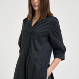 Abito donna midi nero L6SK36 Y69 LIVIANA CONTI 