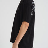 T-shirt uomo girocollo nera OCM41201 BLACK REPRESENT 
