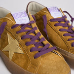 Sneakers uomo Super Star in suede cammello GMF00101 F00750482995 GOLDEN GOOSE 