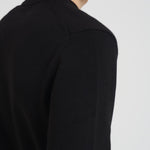 Maglione uomo girocollo nero Après ski rosso HERON APRBOTT00 MC2 SAINT BARTH 