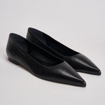 Ballerina donna a punta nera SNDP8FL130 BLACK AEYDE 