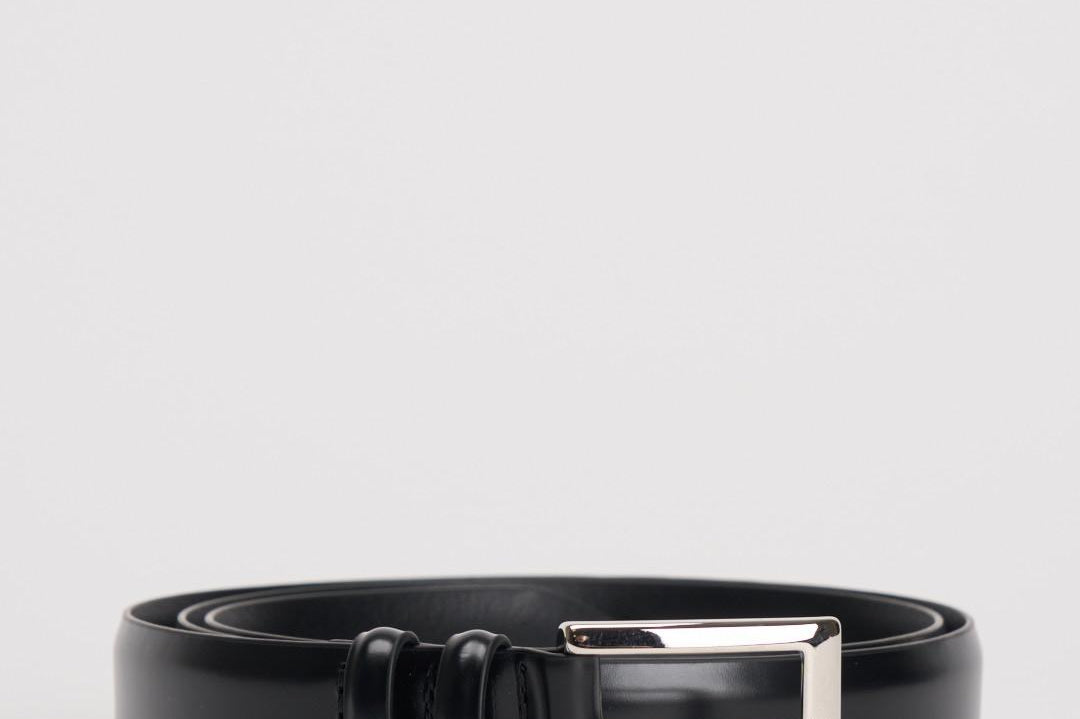 Cintura uomo Calf in pelle nera U03201CAF NERO ORCIANI 