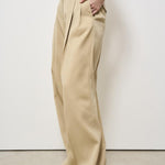 Pantalone donna wide-leg beige GWP01203 P00117015272 GOLDEN GOOSE 