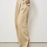 Pantalone donna wide-leg beige GWP01203 P00117015272 GOLDEN GOOSE 