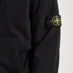 Felpa uomo con zip nera 6100061 S0051V0029 STONE ISLAND 