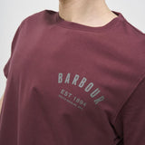 T-shirt uomo girocollo bordeaux MTS0502 PU12 BARBOUR 