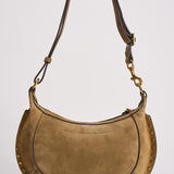 Borsa donna in suede Oskan Moon bag cammello PP0003FA A3C32MTPGO ISABEL MARANT 