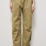 Pantalone donna verde carrot fit NATSA KHAKI IRO 