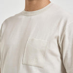 T-shirt uomo in maglia bianca KN235A 103 C.P. COMPANY 