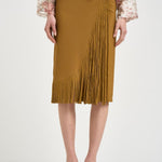 Gonna donna a portafoglio senape 106887 A3AYL25 PINKO 