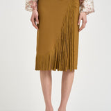Gonna donna a portafoglio senape 106887 A3AYL25 PINKO 
