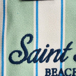 Borsa donna colette a righe verde e bianca COLETTE 00937L MC2 SAINT BARTH 