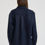 Camicia over in denim donna AZ01V86 BLU NINE IN THE MORNING 
