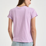 T-shirt donna girocollo lilla 211B14605 015 RALPH LAUREN 